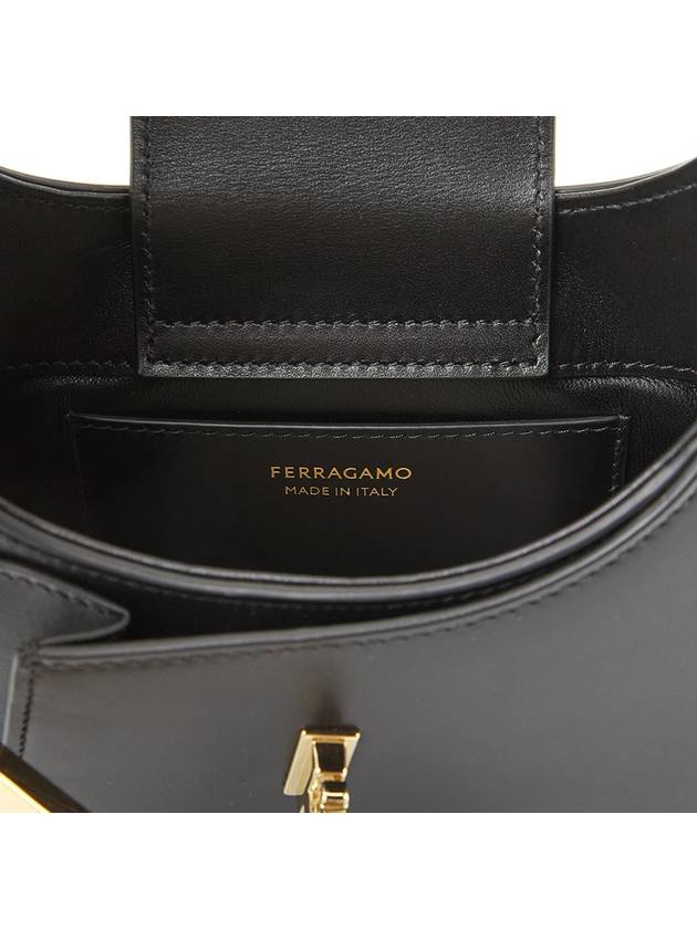 Archive Mini Hobo Shoulder Bag Black - SALVATORE FERRAGAMO - BALAAN 9