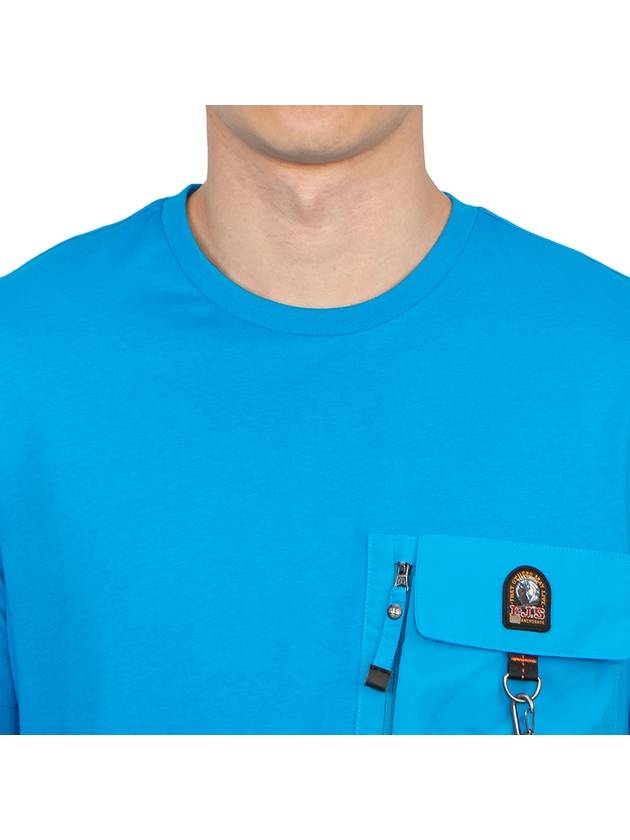 Mojave Men s Short Sleeve T Shirt PMTSRE07 BLUE JEWEL - PARAJUMPERS - BALAAN 5