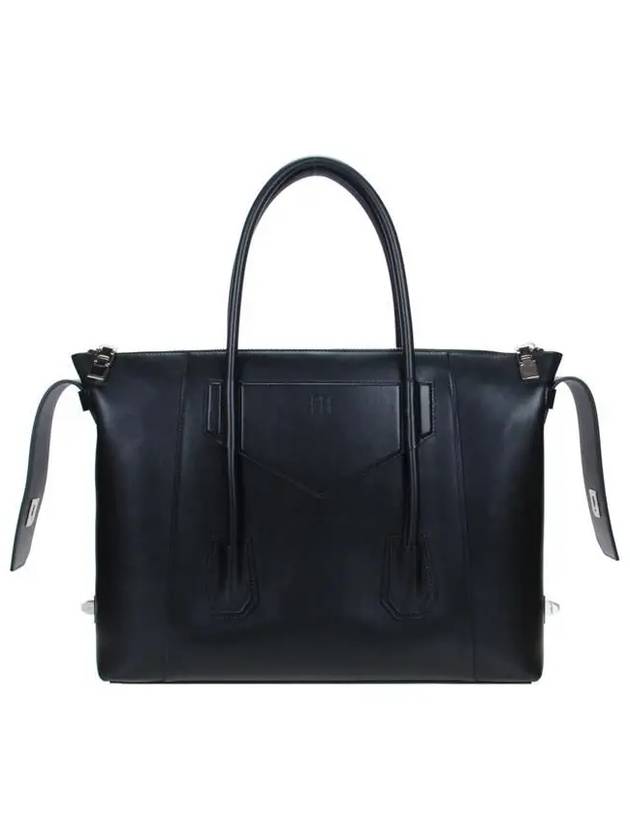 Antigona Lock Soft Leather Tote Bag Black - GIVENCHY - BALAAN 5