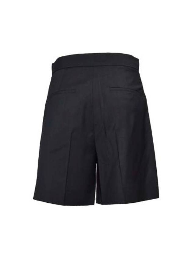 Jessica Virgin Wool Shorts Black - MAX MARA - BALAAN 3