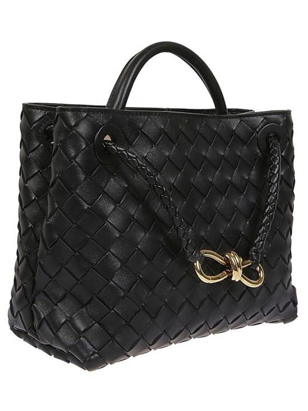 Andiamo Small Tote Bag Black - BOTTEGA VENETA - BALAAN 4