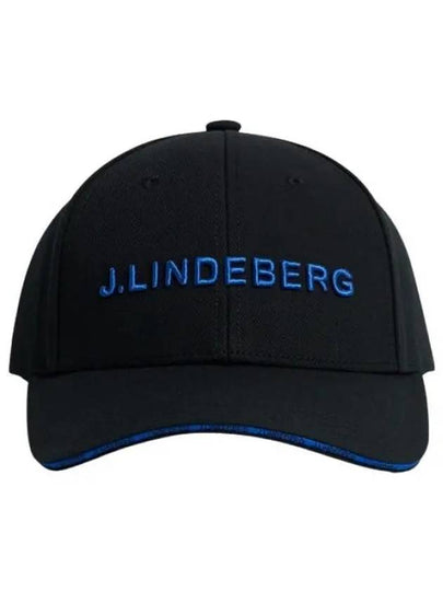 Hennric Embroidered Logo Ball Cap Black - J.LINDEBERG - BALAAN 2