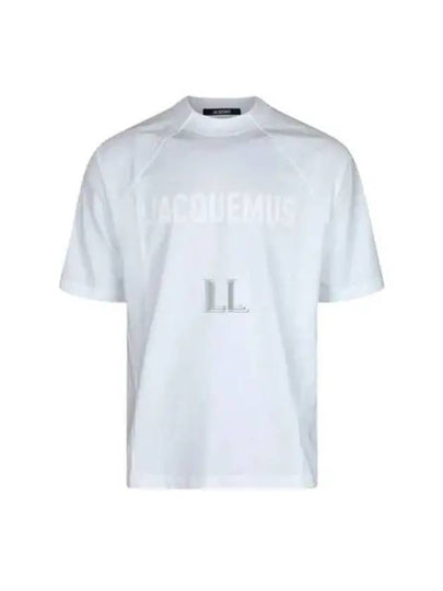 Le Typo Short Sleeve T-Shirt White - JACQUEMUS - BALAAN 2