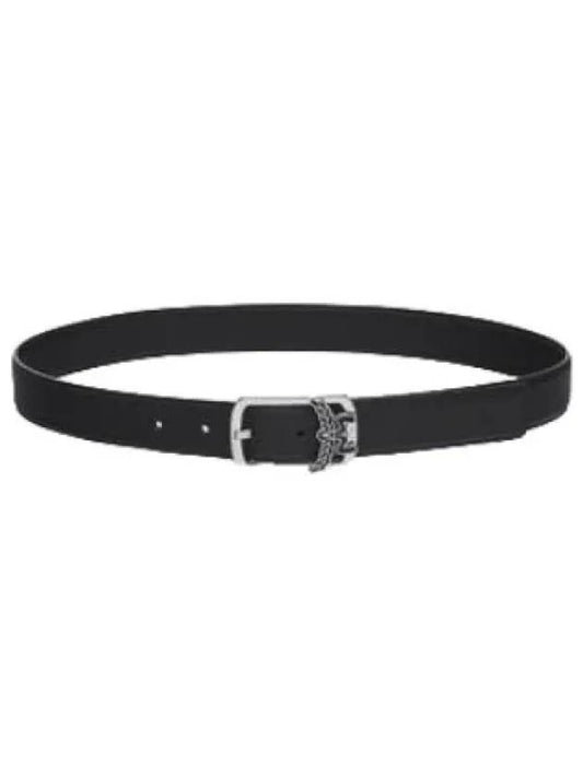 Embossed Leather Epoxy Laurel Belt Waistband - MCM - BALAAN 1