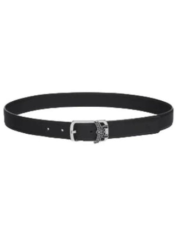 Embossed Leather Epoxy Laurel Belt Waistband - MCM - BALAAN 1