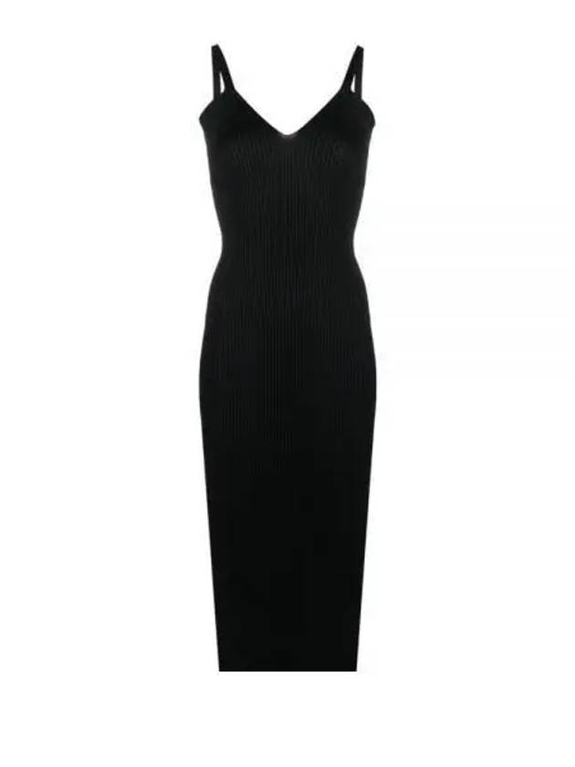 Knitted Singlet Performance Poly Long Dress Black - OUR LEGACY - BALAAN 2