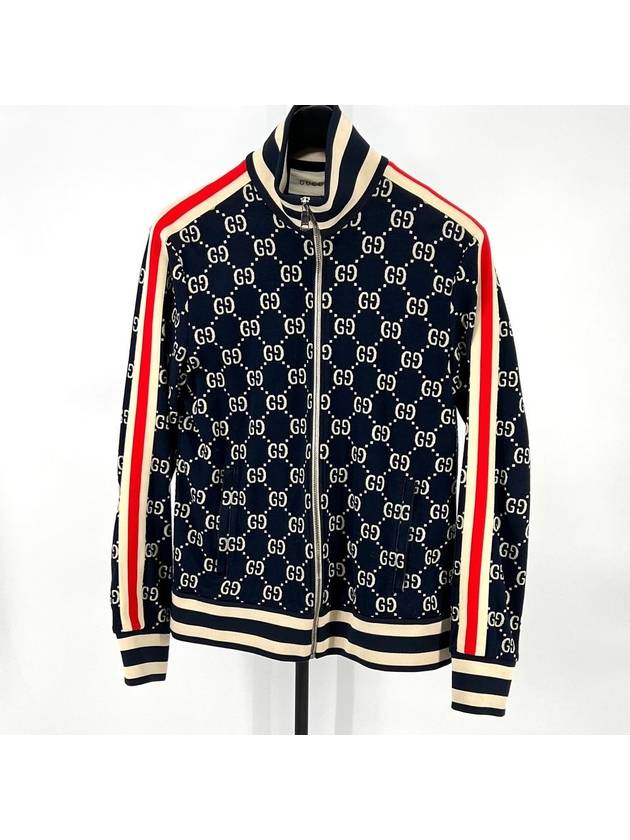 GG jacquard zip up jacket size L - GUCCI - BALAAN 2