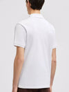 Logo patch short sleeve PK shirt white - MONCLER - BALAAN 7