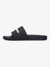 Men's Logo Full Slippers Black - BALENCIAGA - BALAAN 2