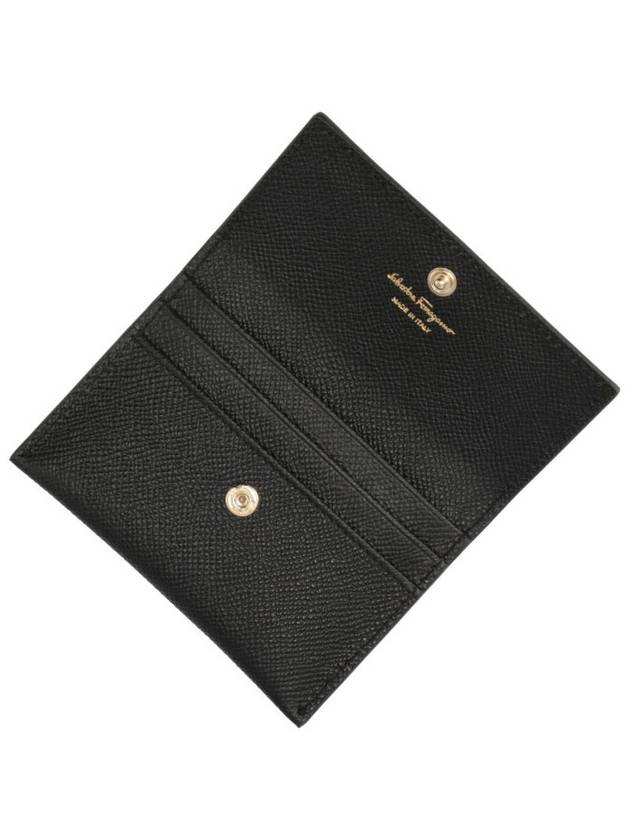 Vara Bow Card Walletr Black - SALVATORE FERRAGAMO - BALAAN 6