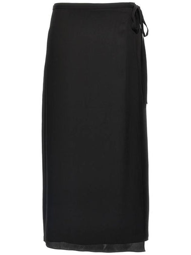 Theory 'Cl Tie Wrap' Skirt - THEORY - BALAAN 1