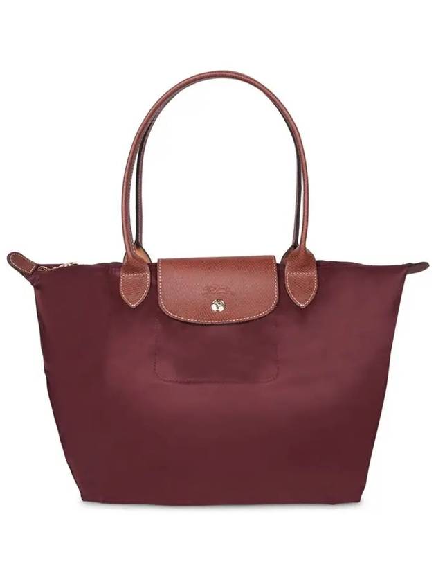 Le Pliage Original Medium Tote Bag Burgundy - LONGCHAMP - BALAAN 3