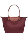 Le Pliage Original Medium Tote Bag Burgundy - LONGCHAMP - BALAAN 2