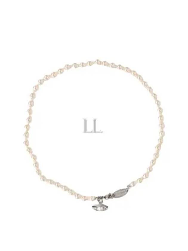 Simonetta Pearl Necklace Silver - VIVIENNE WESTWOOD - BALAAN 2