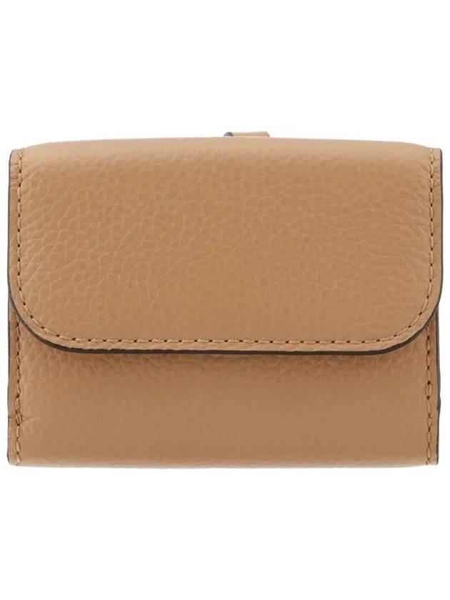 Alphabet Small Half Wallet Beige - CHLOE - BALAAN 4