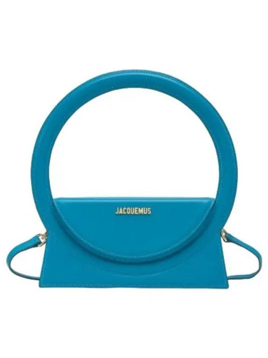 Jacquemus Le Sac Ronde Tote Bag Turquoise Handbag - JACQUEMUS - BALAAN 1