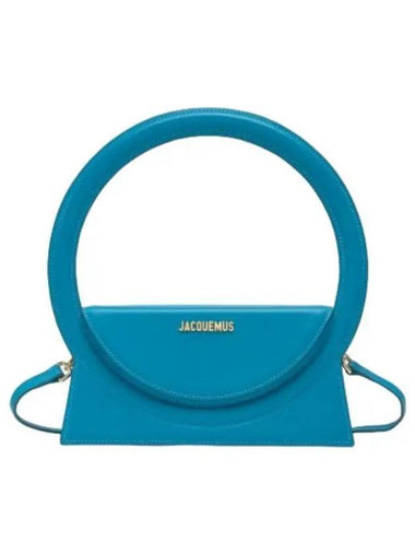 Jacquemus Le Sac Ronde Tote Bag Turquoise - JACQUEMUS - BALAAN 1