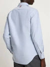 Oxford Grosgrain Placket Cotton Long Sleeve Shirt Light Blue - THOM BROWNE - BALAAN 4