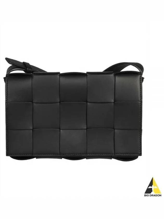 Intrecciato Cassette Cross Bag Black - BOTTEGA VENETA - BALAAN 2