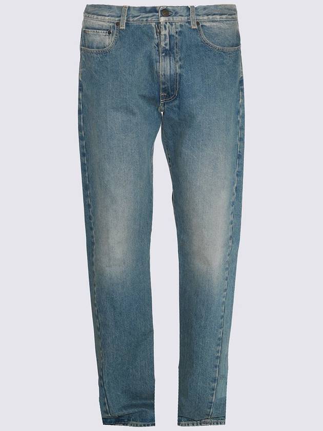 Turn-Up Hem Jeans Blue - MAISON MARGIELA - BALAAN 3