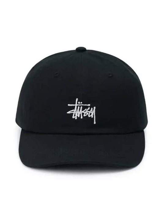 Unisex Basic Stock Low Pro Cap Black 1311070 0001 - STUSSY - BALAAN 2