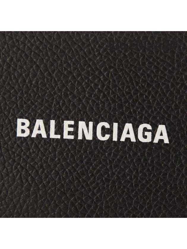 Logo Zipper Card Wallet Black - BALENCIAGA - BALAAN 6