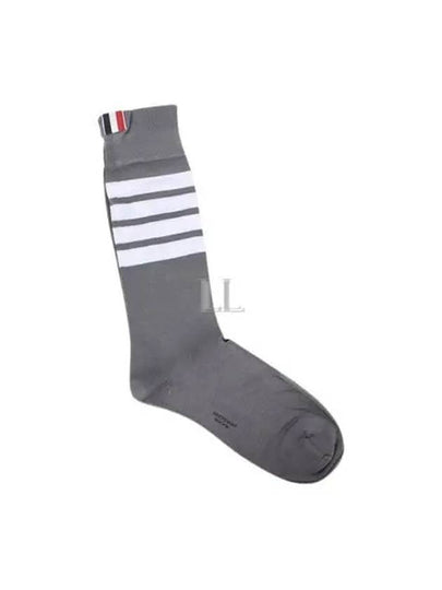 4 Bar Stripe Socks Grey - THOM BROWNE - BALAAN 2