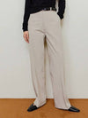 Wool Blend Slacks Beige - LESEIZIEME - BALAAN 1