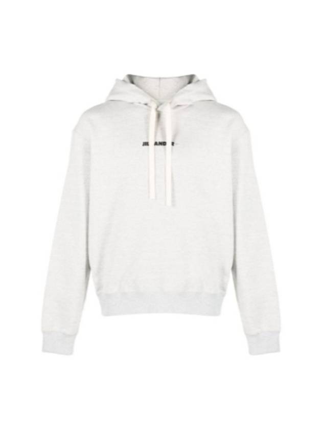 Plus Logo Hoodie Grey - JIL SANDER - BALAAN 2