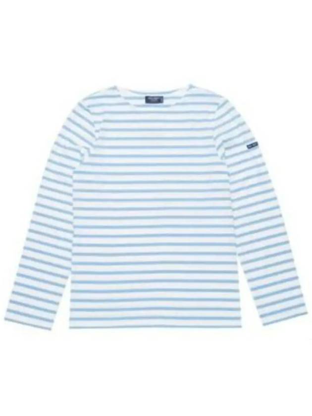 Minquiers Modern Stripe Long Sleeve T-Shirt Neige CL - SAINT JAMES - BALAAN 2