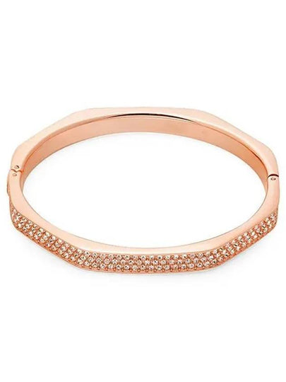 Dextera Bangle Octagon Shape Bracelet White Rose Gold - SWAROVSKI - BALAAN 2