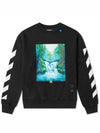 Waterfall Arrow Sweatshirt - OFF WHITE - BALAAN 1