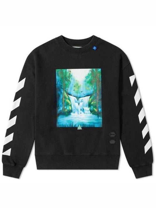 Waterfall Arrow Sweatshirt - OFF WHITE - BALAAN 1