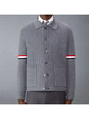 Quilted armband merino wool and cotton work jacket MKJ120A Y1003 35 - THOM BROWNE - BALAAN 1