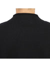 Ghost Piece Cashmere Knit Top Black - STONE ISLAND - BALAAN 8