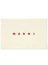 logo print leather card holder PFMI0053U0P2644 - MARNI - BALAAN 7