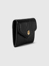 GG Leather Gold Tone Hardware Card Wallet Black - GUCCI - BALAAN 4