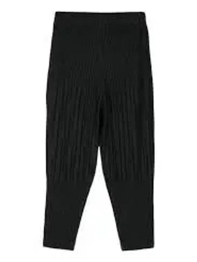 Basic Pleats Straight Pants Black - ISSEY MIYAKE - BALAAN 2