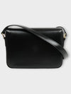 Teen Triomphe Shiny Calfskin Cross Bag Black - CELINE - BALAAN 4