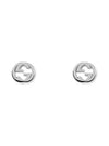 Interlocking G Earrings Silver - GUCCI - BALAAN 1