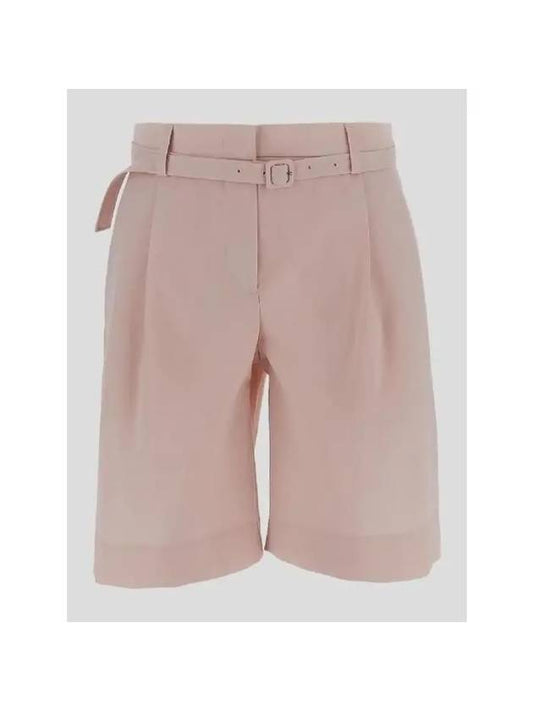 LARDINI Women s Pants Denim Wool Blend Belted Bermuda Shorts P4RUIEQDO62820605 - RVR LARDINI - BALAAN 1