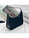 Re-Edition 2005 Saffiano Trimming Re-Nylon Shoulder Bag Black - PRADA - BALAAN 8