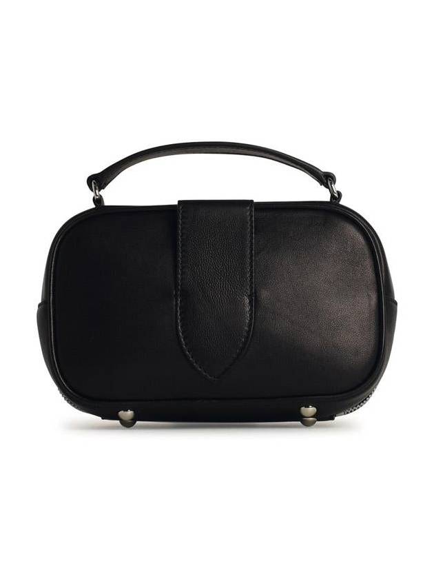 Maison Margiela 'Glam Slam' Small Black Leather Crossbody Bag - MAISON MARGIELA - BALAAN 3