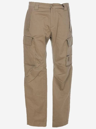 Men's Metropolis Stretch Satin Cargo Straight Pants Silver Sage - CP COMPANY - BALAAN 2