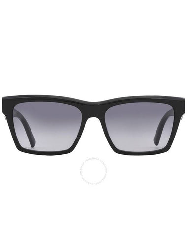 Saint Laurent Gray Gradient Rectangular Ladies Sunglasses SL M104 001 56 - SAINT LAURENT - BALAAN 1