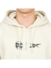 DC Logo Pull Over Hoodie Alabaste - REEBOK - BALAAN 7