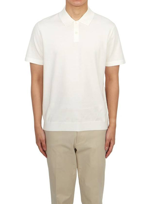Goris Men s Collar Short Sleeve T Shirt O0186711 100 - THEORY - BALAAN 1