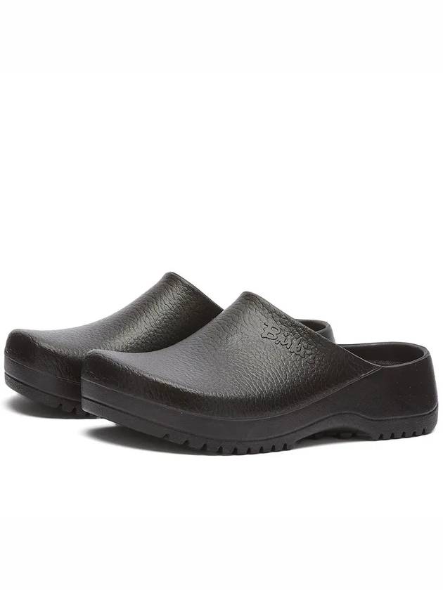 Men's Super Bucky Polyurethane Slippers Black - BIRKENSTOCK - BALAAN 3