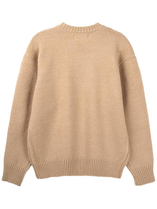 Pullover Muffler Knit Top Set Beige - HARDCORE HAPPINESS - BALAAN 5