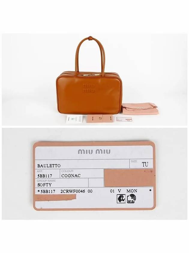 5BB117 2CRW F0046 Leather Bo Tote Bag - MIU MIU - BALAAN 6